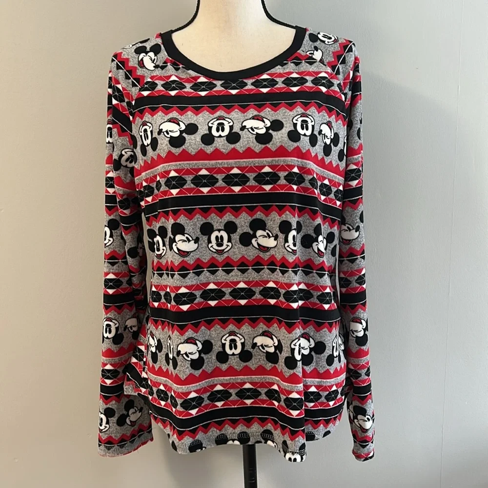 NEW Disney Fleece Mickey Mouse Pajamas - Picture 3 of 9